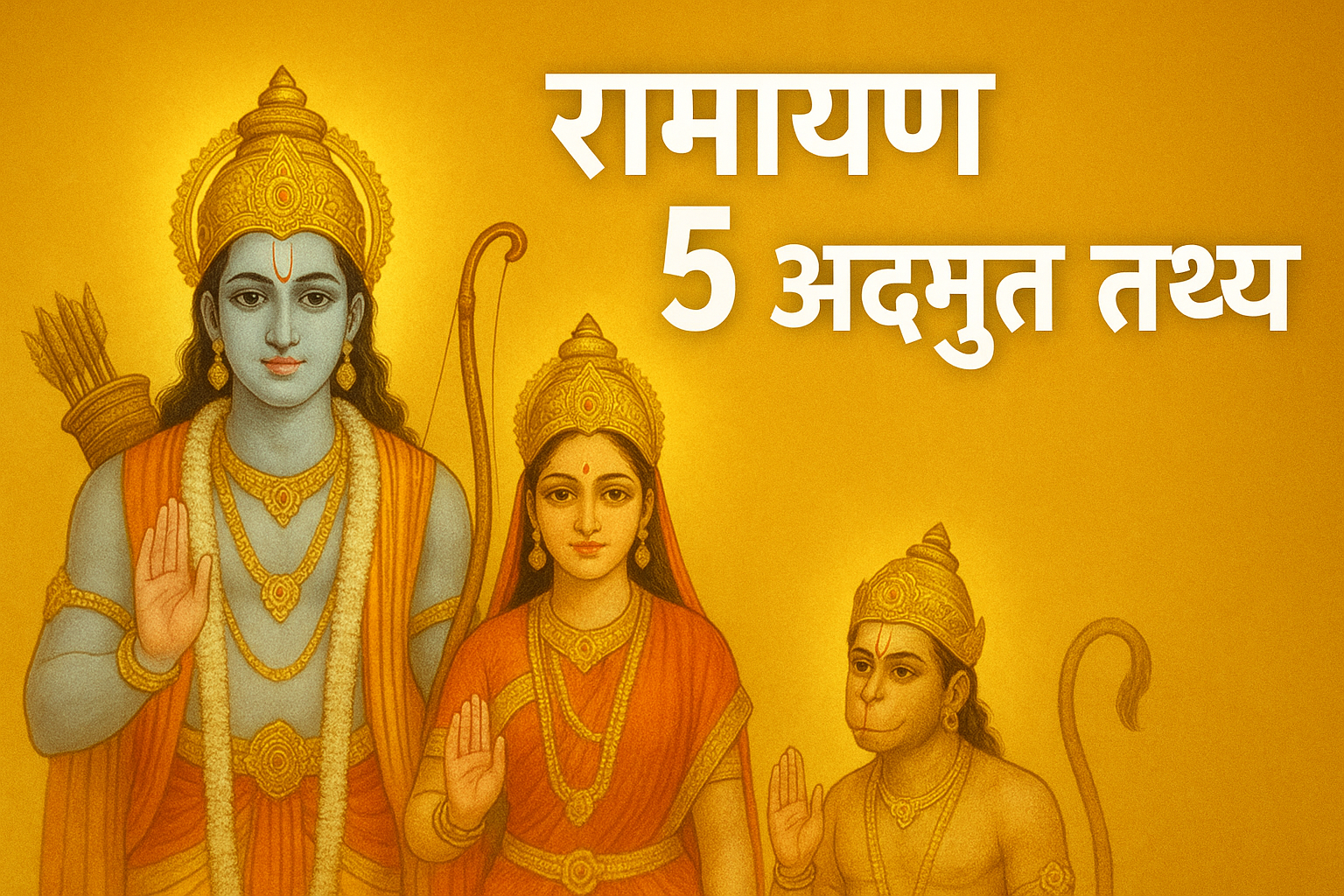 5 Amazing Unknown Facts About Ramayana in Hindi