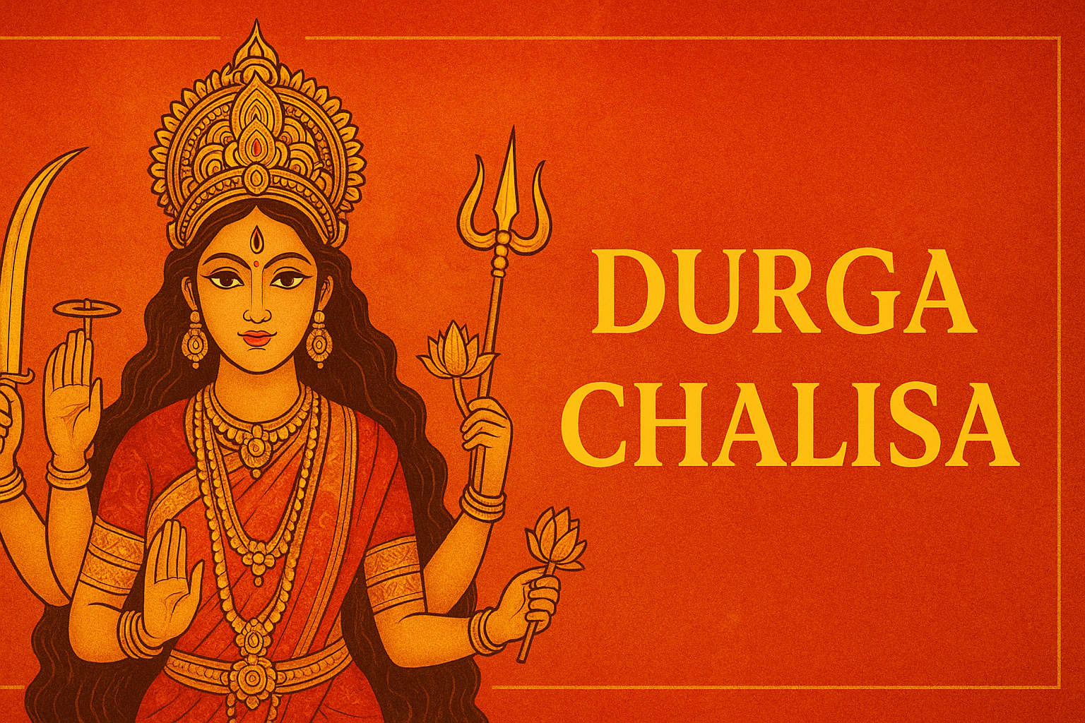 Durga Chalisa in Hindi and English