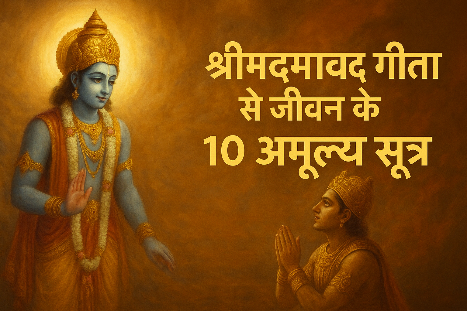 गीता उपदेश, भगवद गीता लाइफ लेसन, श्रीकृष्ण के विचार, कर्मयोग, भक्ति ब्लॉग, जीवन दर्शन, गीता ज्ञान, motivational bhakti blog