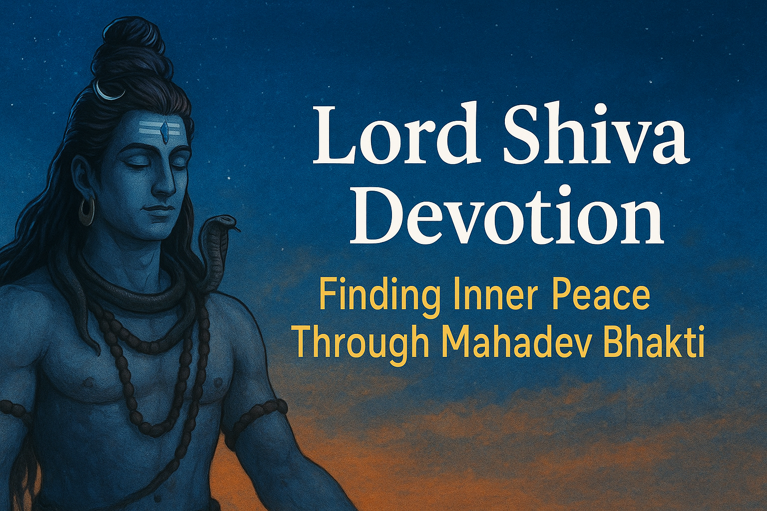 Lord Shiva Devotion How Mahadev Bhakti Brings Peace, Power & Purpose in Life