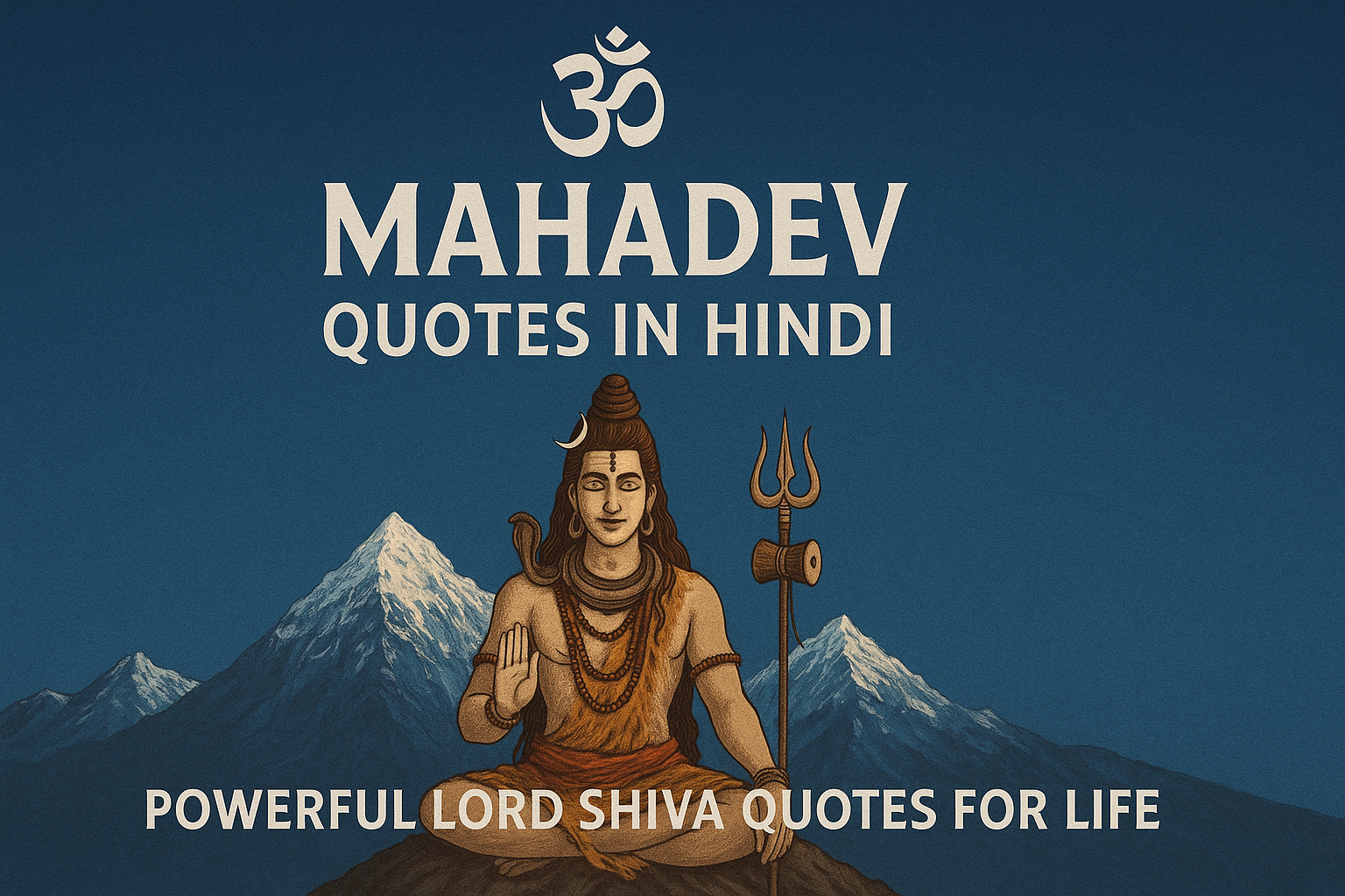 Mahadev Quotes in Hindi