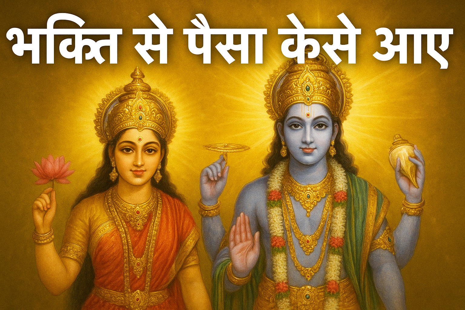 भक्ति से पैसा कैसे आए — श्रीकृष्ण और लक्ष्मी जी के सिद्ध रहस्य